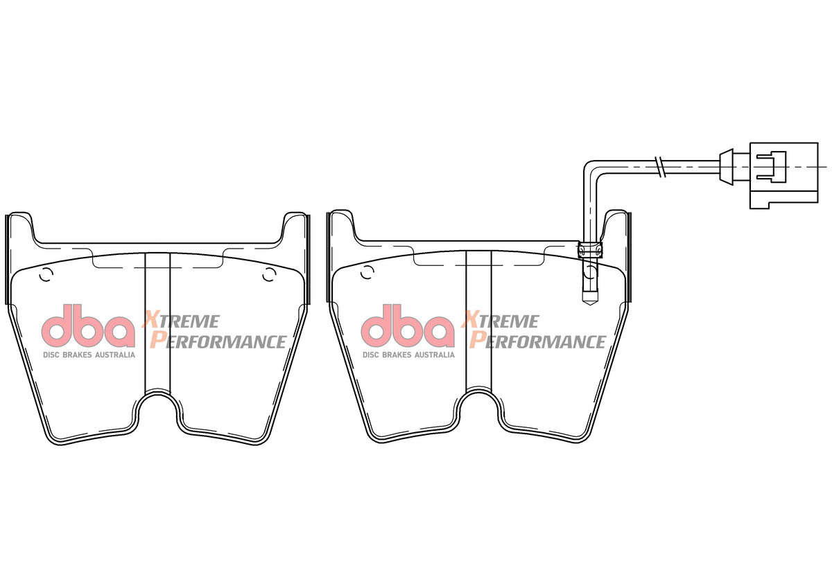 DBA DB15005XP - Brake Pads Xtreme Performance ECE R90 certified | Front Axle