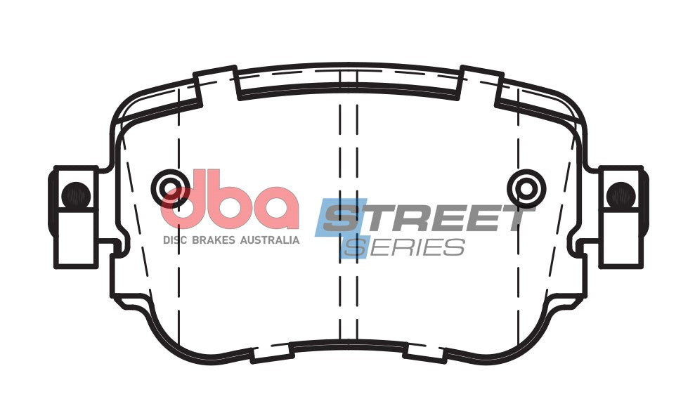 DBA DB15009SS - Brake Pads Street Series Ceramic | Rear Axle