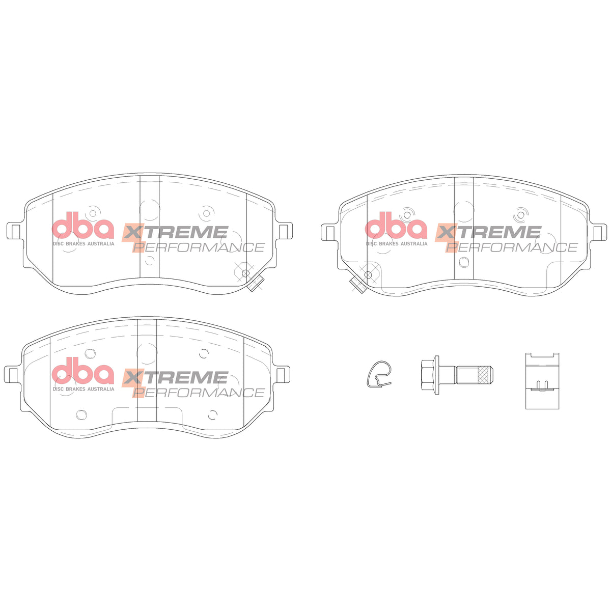 DBA DB15014XP - Brake Pads Xtreme Performance | Front Axle