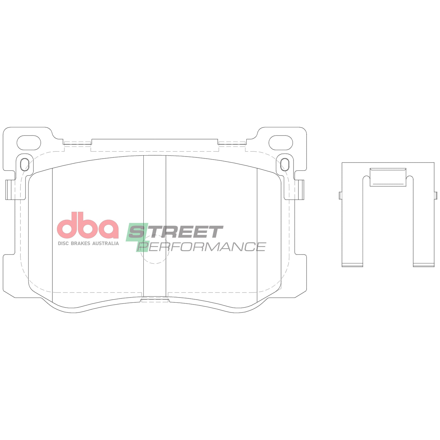DBA DB15021SP - Brake Pads Street Performance | Front Axle