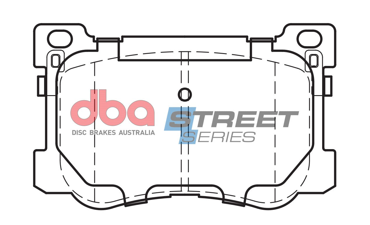 DBA DB15021SS - Brake Pads Street Series Ceramic | Front Axle