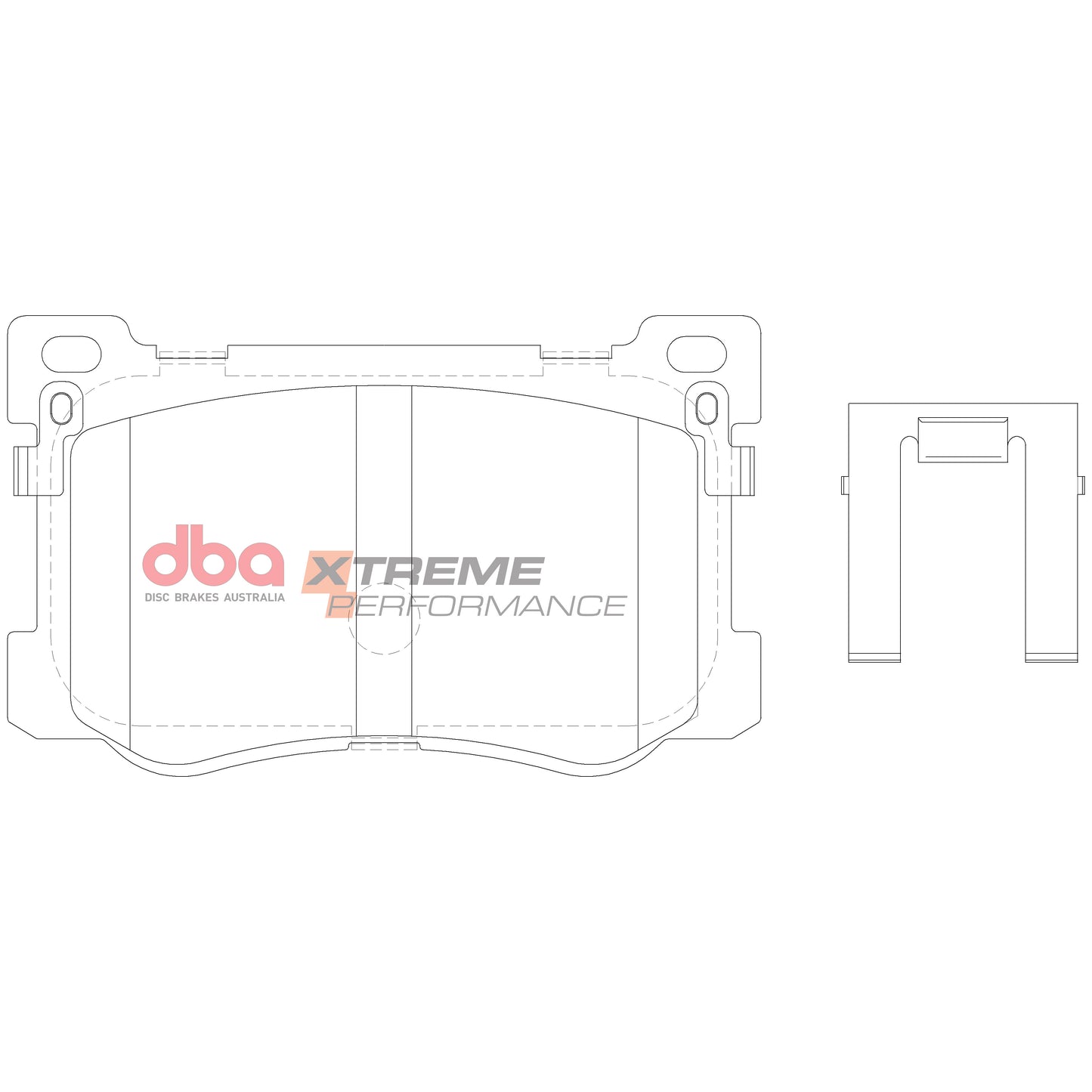 DBA DB15021XP - Brake Pads Xtreme Performance | Front Axle