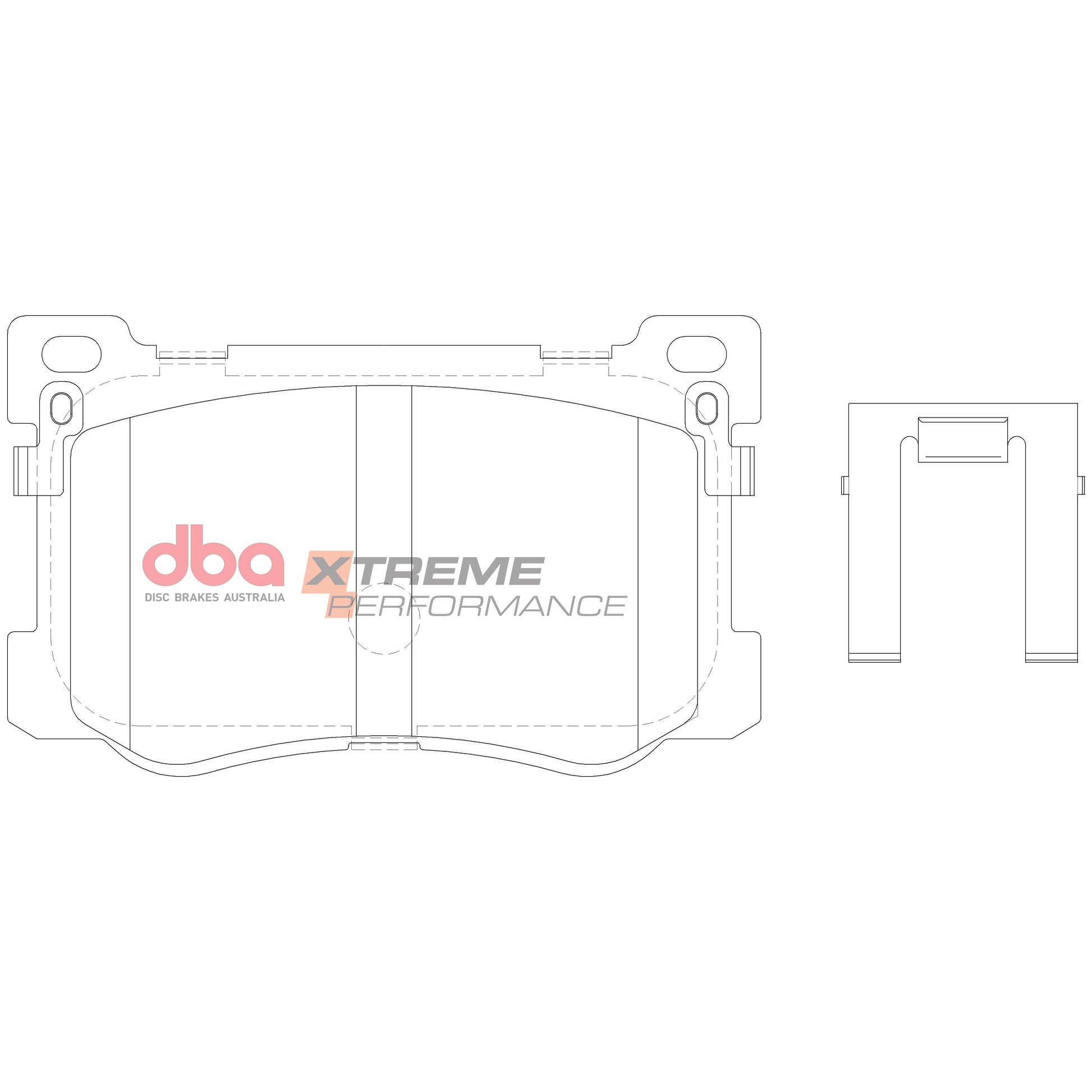 DBA DB15021XP - Brake Pads Xtreme Performance | Front Axle