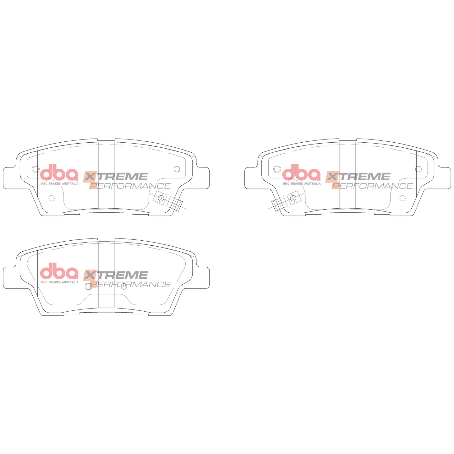 DBA DB15022XP - Brake Pads Xtreme Performance | Rear Axle