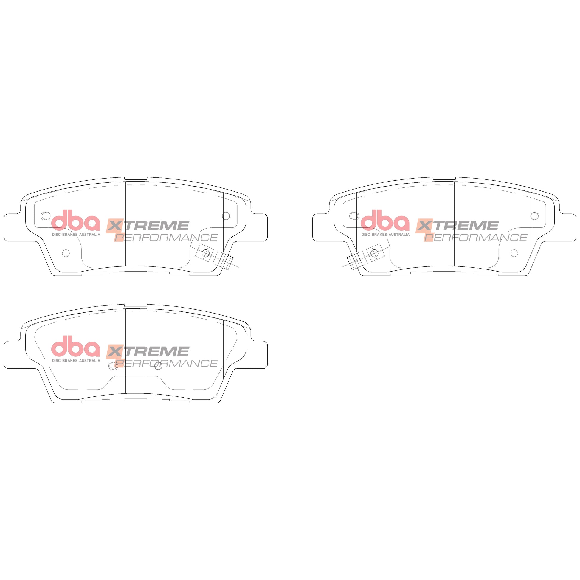 DBA DB15022XP - Brake Pads Xtreme Performance | Rear Axle