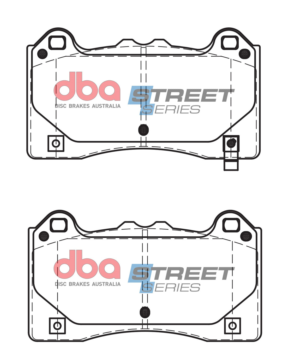 DBA DB15025SS - Brake Pads Street Series Ceramic | Front Axle
