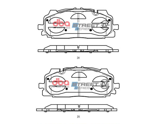 DBA DB15030SSEV - Brake Pads Street Series