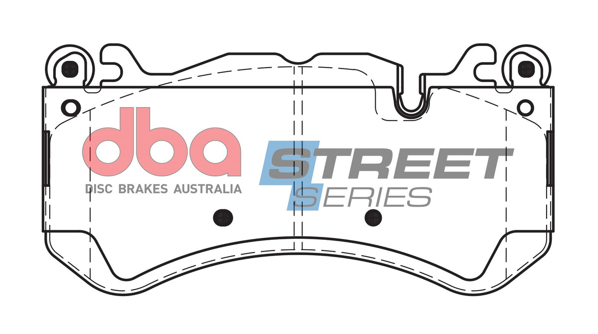DBA DB15033SS - Brake Pads Street Series Ceramic | Front Axle
