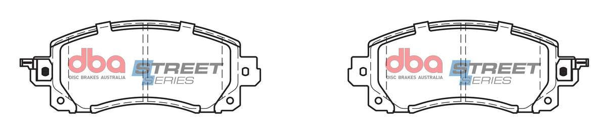 DBA DB15042SS - Brake Pads Street Series Ceramic | Front Axle