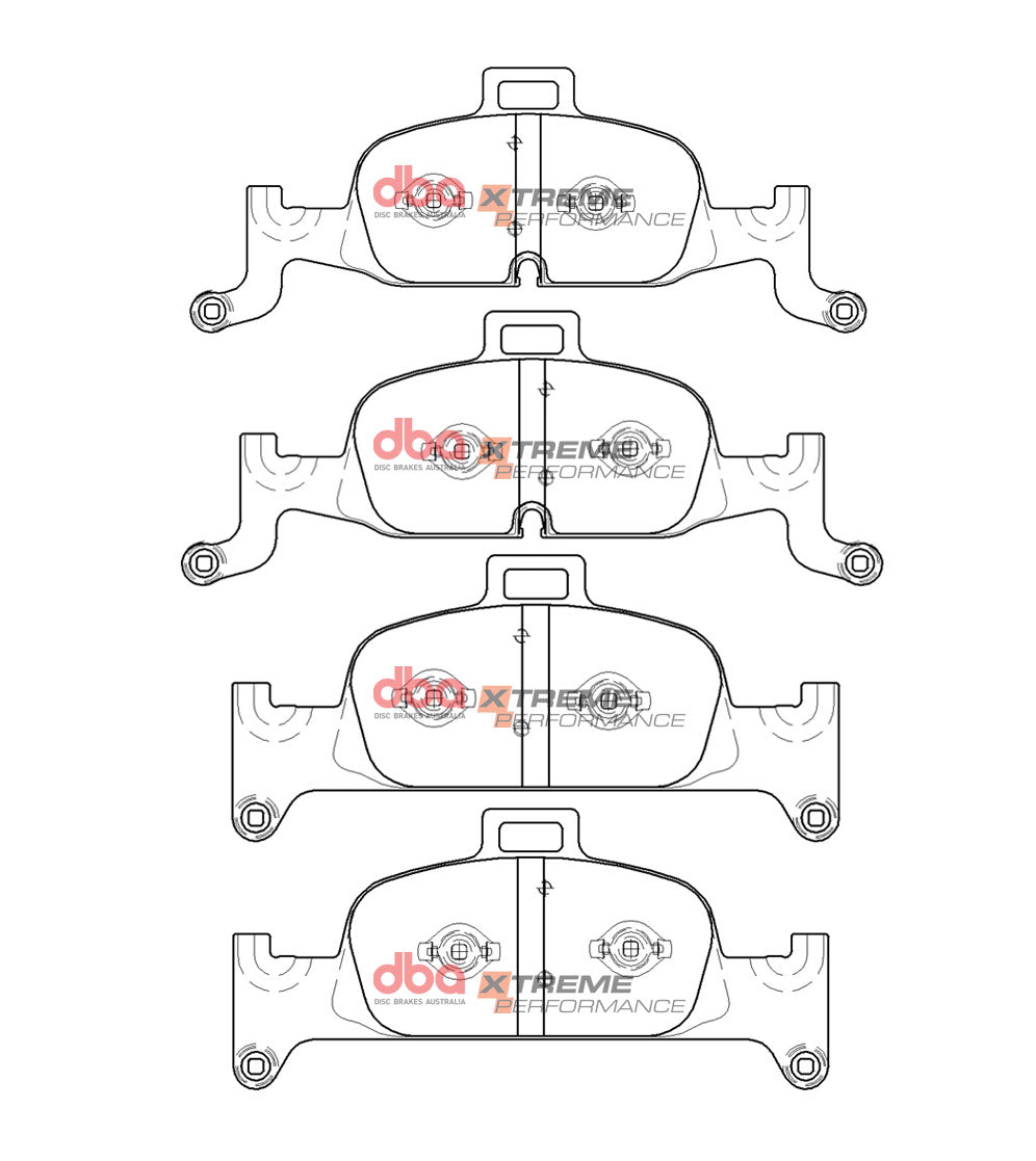 DBA DB15060XP - Brake Pads Xtreme Performance | Front Axle