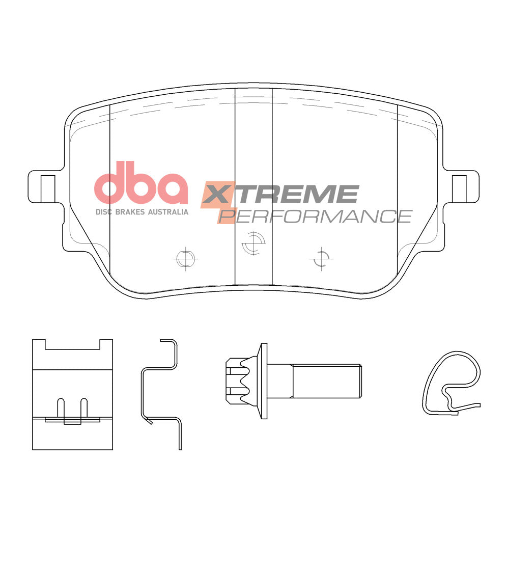 DBA DB15082XP - Brake Pads Xtreme Performance ECE R90 certified | Rear Axle