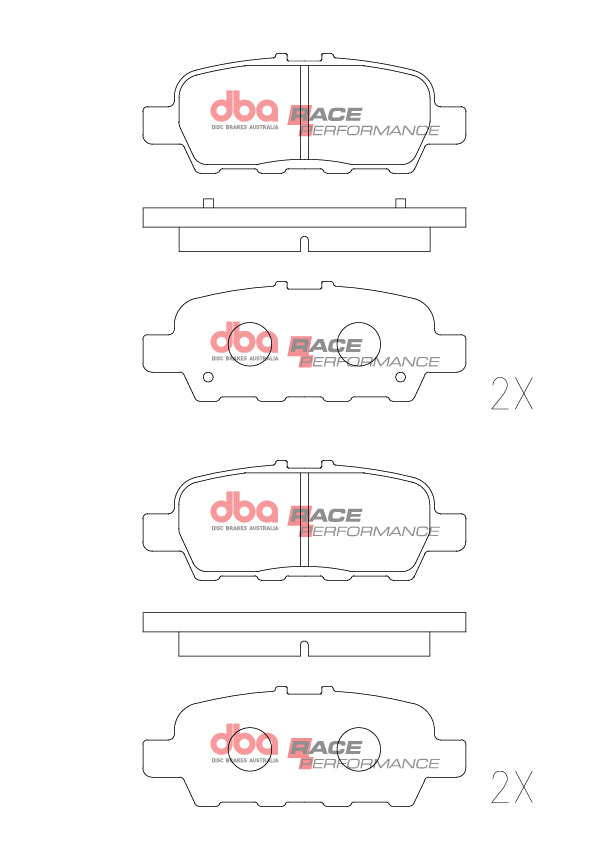 DBA DB1509RP - Brake Pads Race Performance