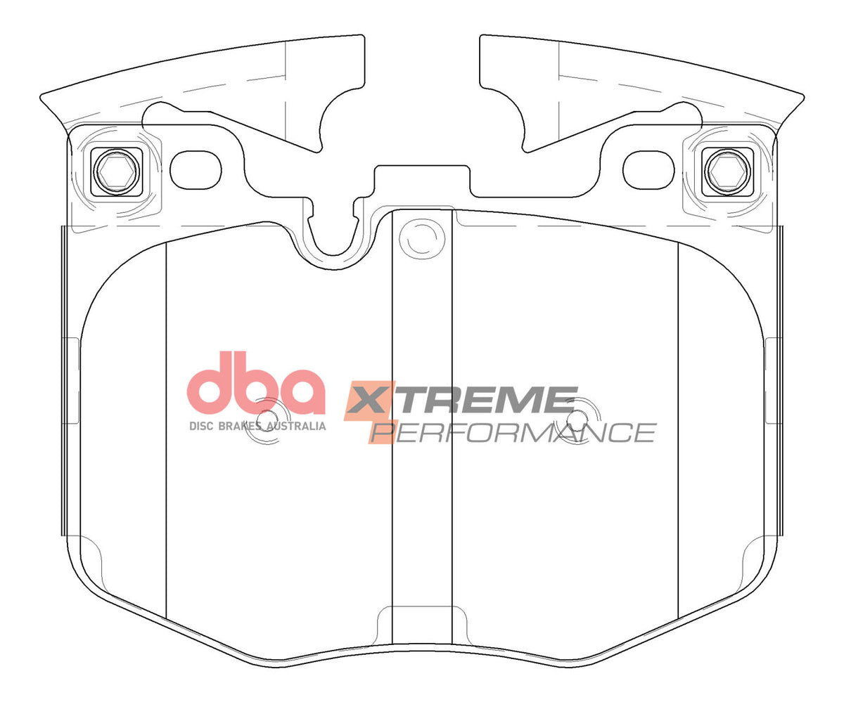 DBA DB15107XP - Brake Pads Xtreme Performance | Front Axle
