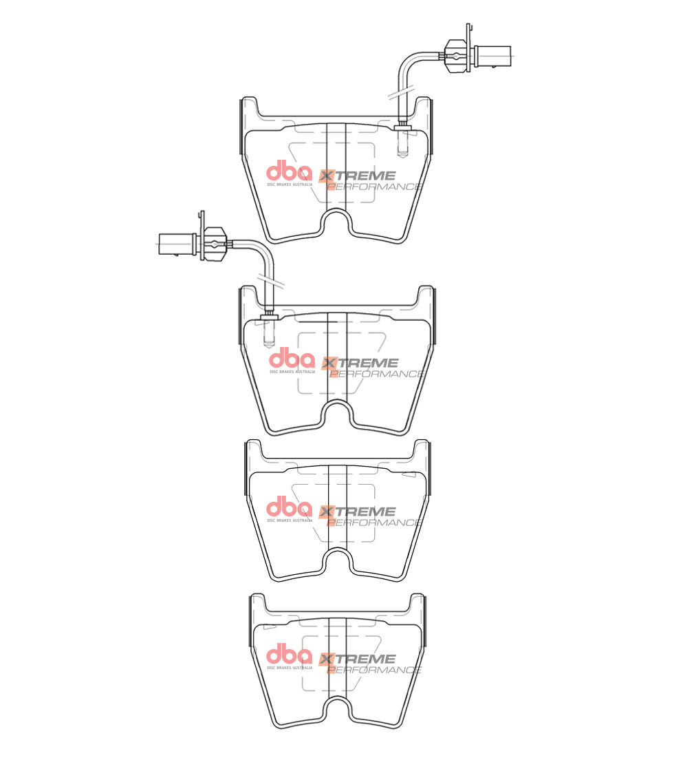 DBA DB15110XP - Brake Pads Xtreme Performance | Front Axle