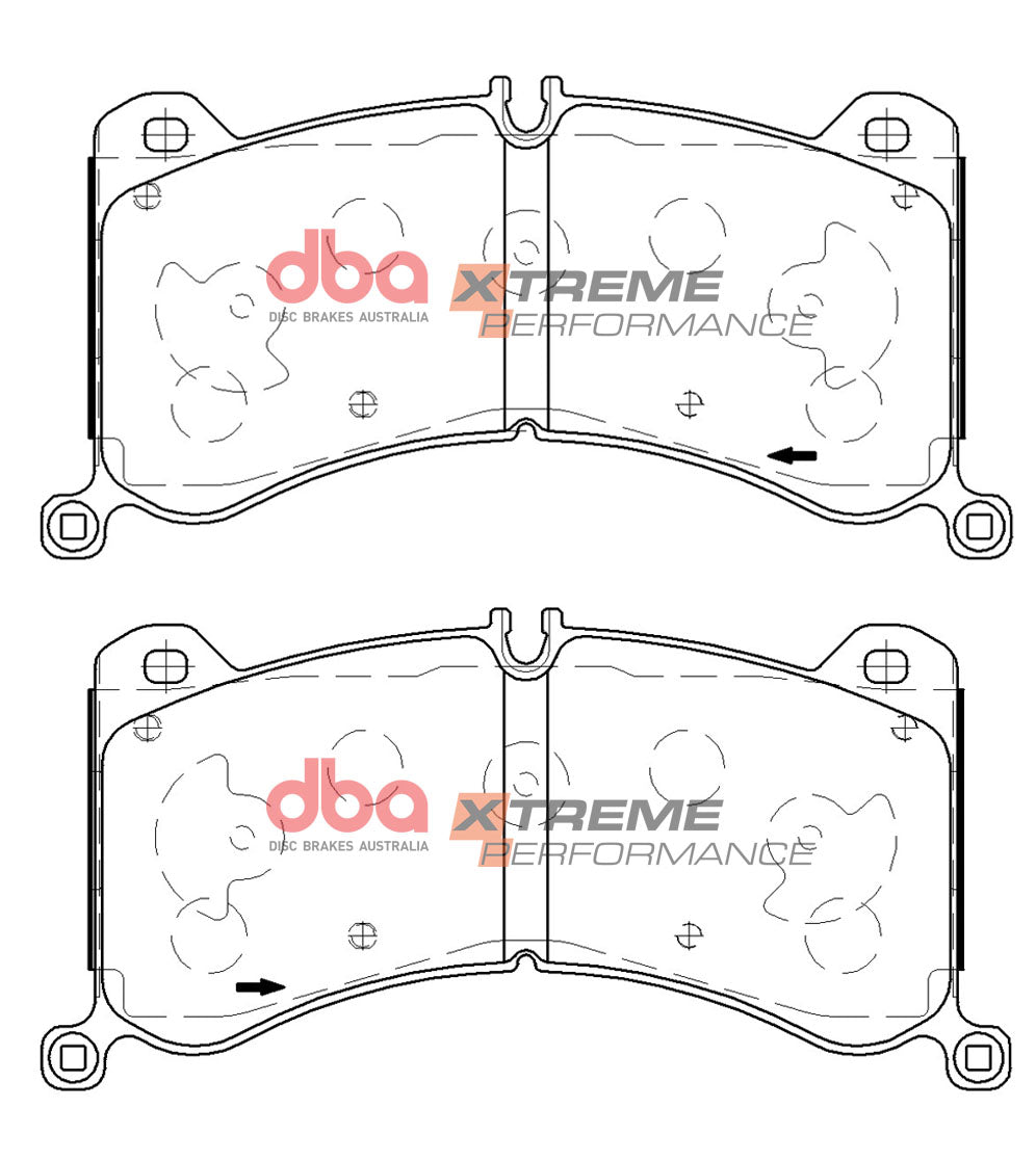 DBA DB15118XP - Brake Pads Xtreme Performance | Front Axle