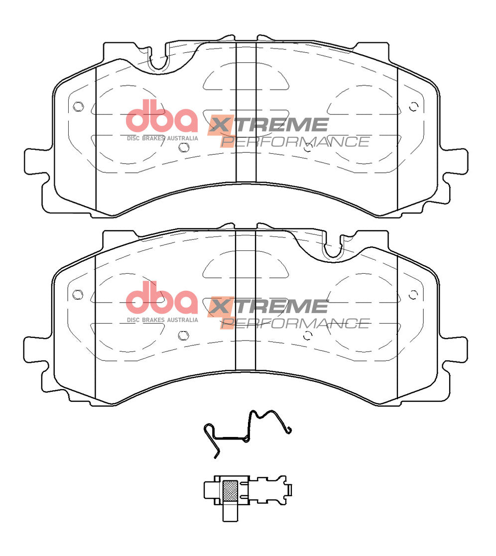 DBA DB15124XP - Brake Pads Xtreme Performance | Front Axle
