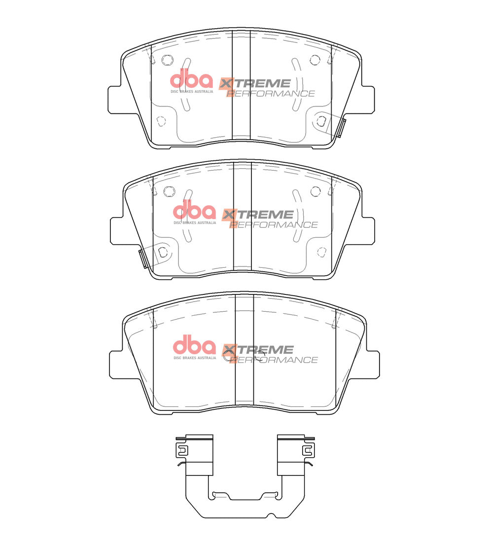 DBA DB15133XP - Brake Pads Xtreme Performance | Front Axle