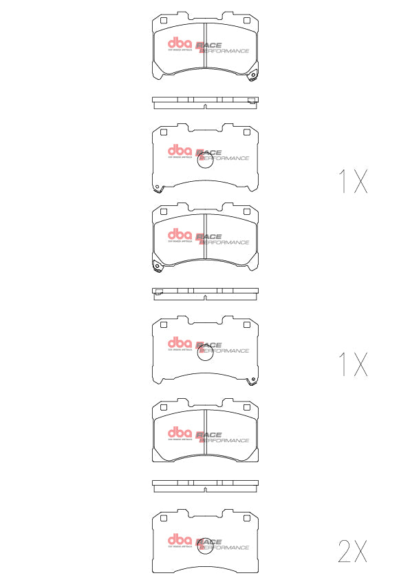 DBA DB15147RP - Brake Pads Race Performance