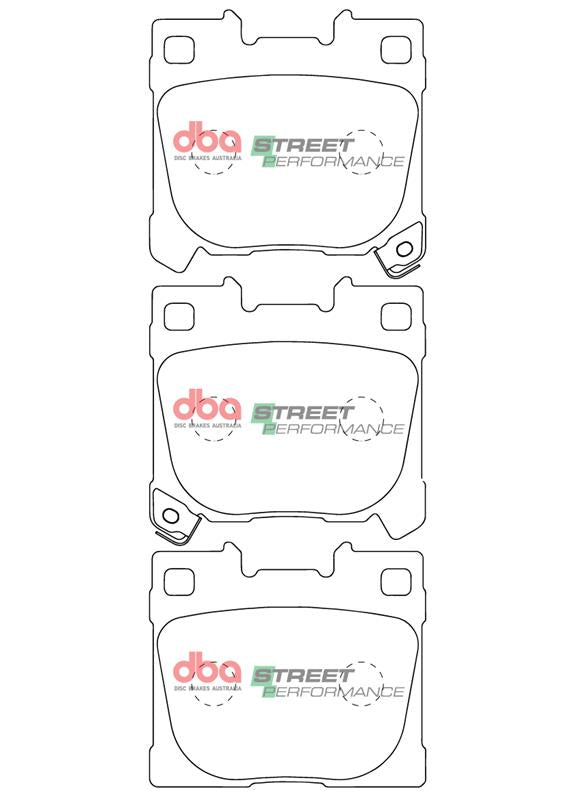 DBA DB15148SP - Brake Pads Street Performance | Rear Axle