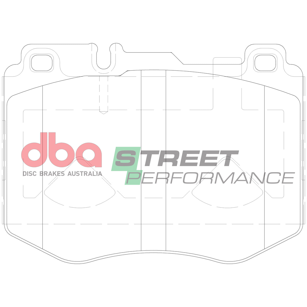 DBA DB15182SP - Brake Pads Street Performance | Front Axle