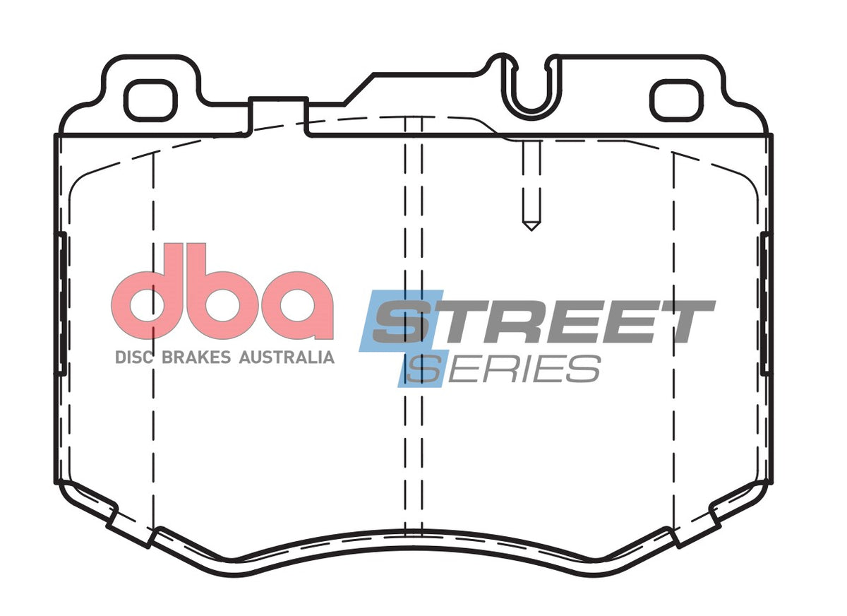DBA DB15182SS - Brake Pads Street Series Ceramic | Front Axle