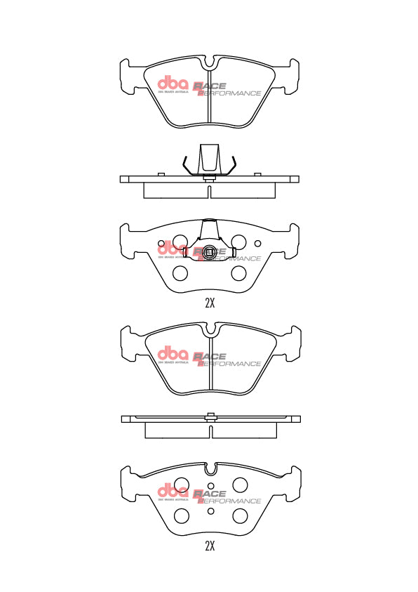 DBA DB1522RP - Brake Pads Race Performance