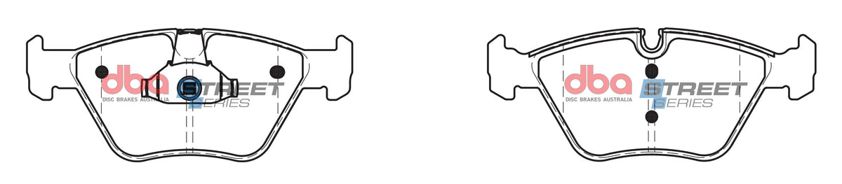 DBA DB1522SS - Brake Pads Street Series Ceramic | Front Axle