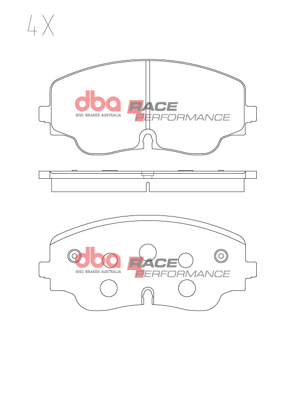 DBA DB15271RP - Brake Pads Race Performance