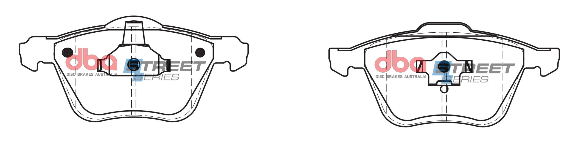 DBA DB1658SS - Brake Pads Street Series Semi-metallic | Front Axle