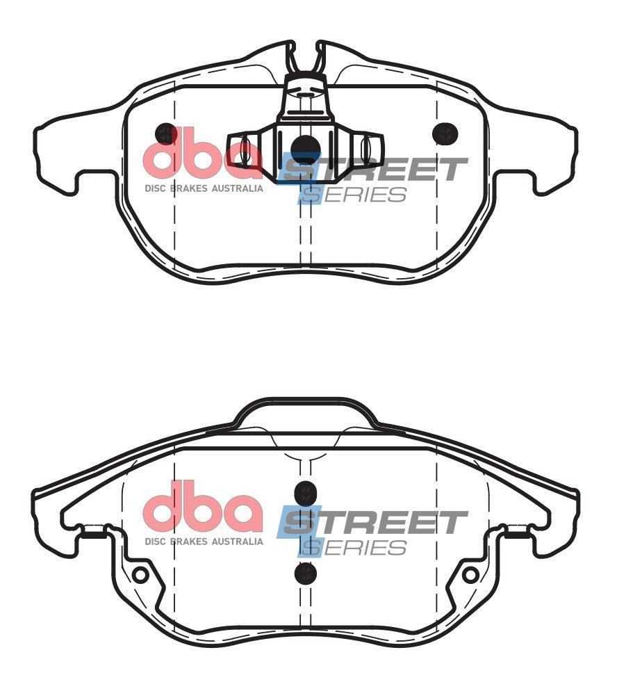 DBA DB1664SS - Brake Pads Street Series Ceramic | Front Axle