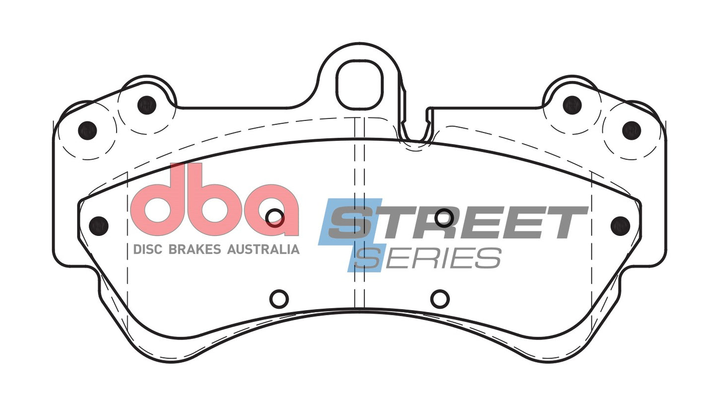 DBA DB1676SS - Brake Pads Street Series Semi-metallic | Front Axle