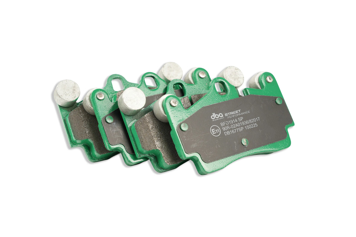 DBA DBA2249S-1677SP - Brake Kit - Street Series T2 Slotted & Street Performance Brake Pads (2x DBA2249S + DB1677SP)