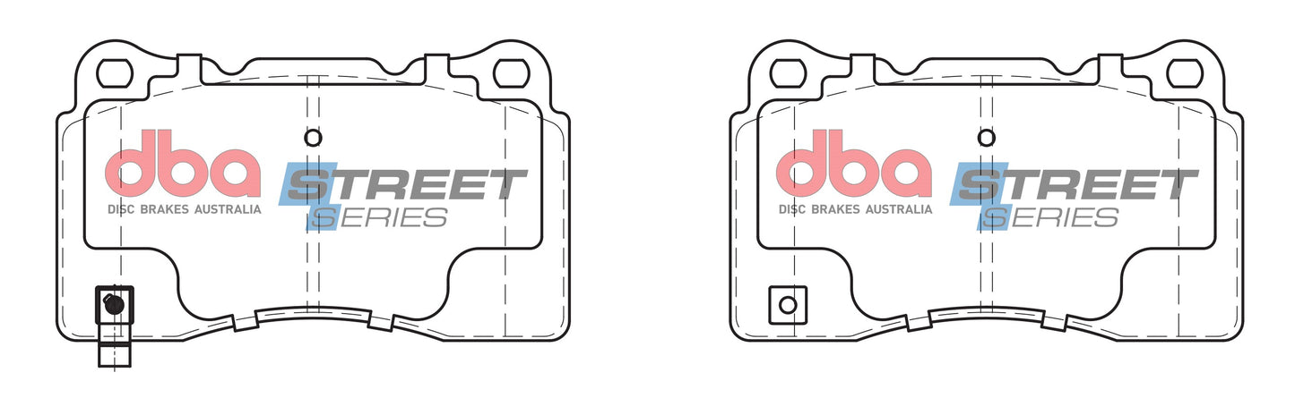 DBA DB1678SS - Brake Pads Street Series Ceramic | Front Axle