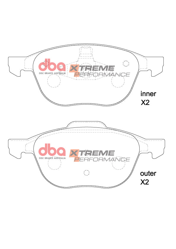 DBA DB1679XP - Brake Pads Xtreme Performance | Front Axle