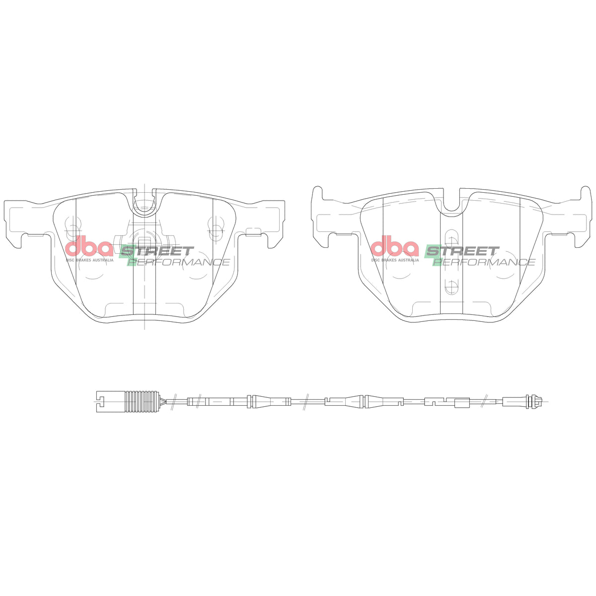 DBA DB1694SP - Brake Pads Street Performance | Rear Axle