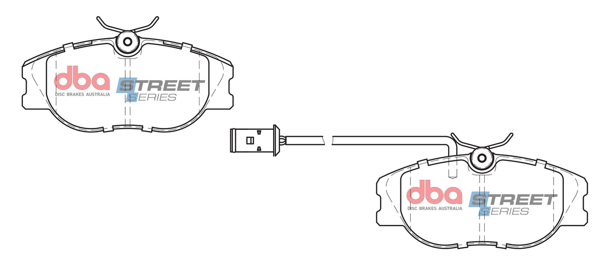 DBA DB1704SS - Brake Pads Street Series Ceramic | Front Axle