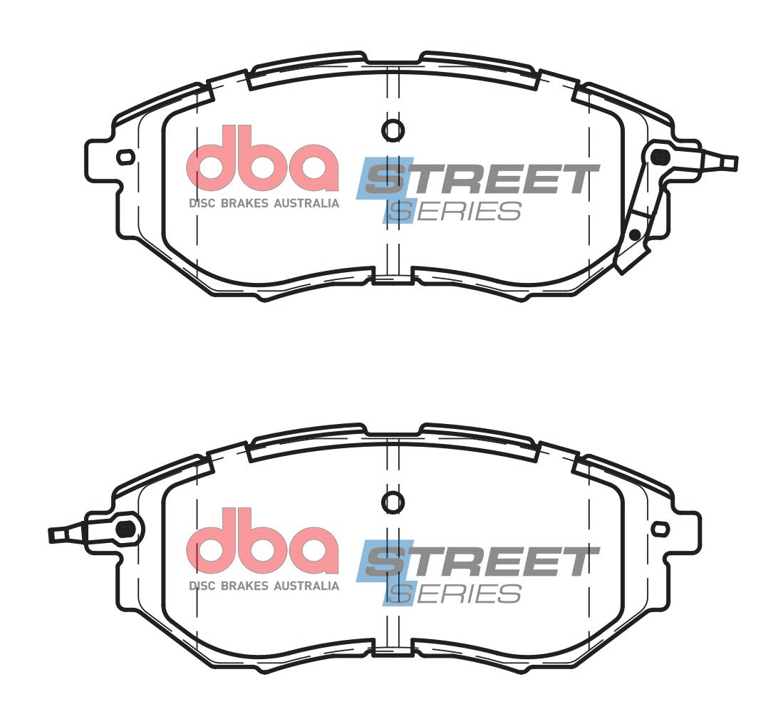 DBA DB1722SS - Brake Pads Street Series Ceramic | Front Axle