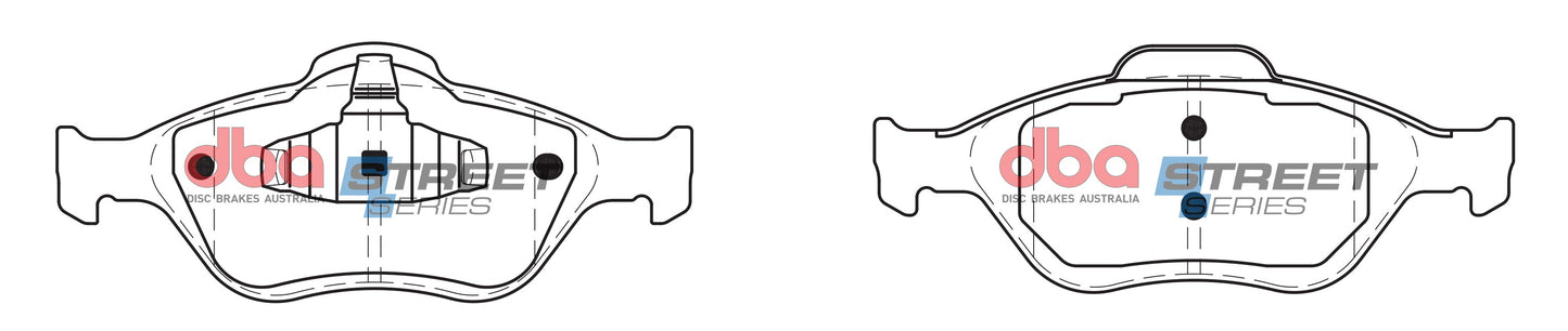 DBA DB1724SS - Brake Pads Street Series Ceramic | Front Axle