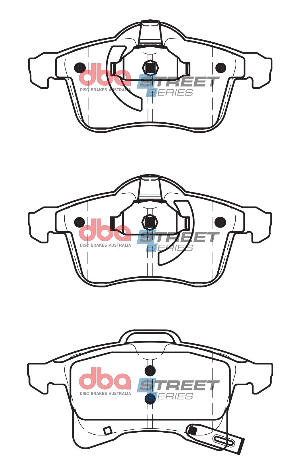 DBA DB1808SS - Brake Pads Street Series Ceramic | Front Axle