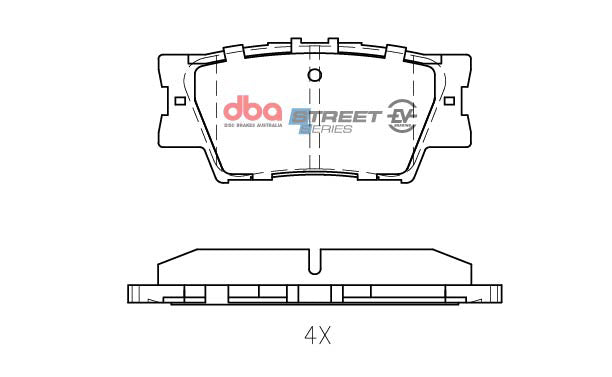 DBA DB1832SSEV - Toyota Corolla Hybrid 2010 On / Lexus Hybrid 2009 On  / Toyota Sai Hybrid / Daihatsu Altis Hybrid 2013 On R