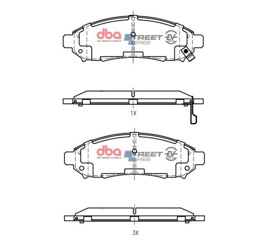 DBA DB1835SSEV - Nissan Leaf / E-NV200 2012 On F
