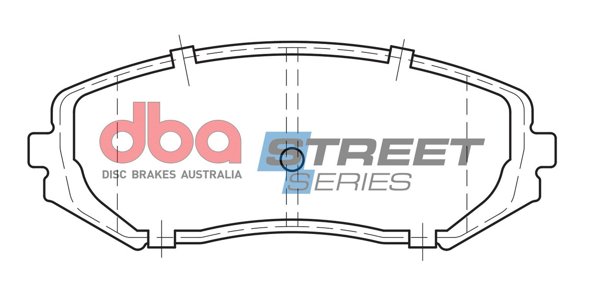 DBA DB1842SS - Brake Pads Street Series Ceramic | Front Axle
