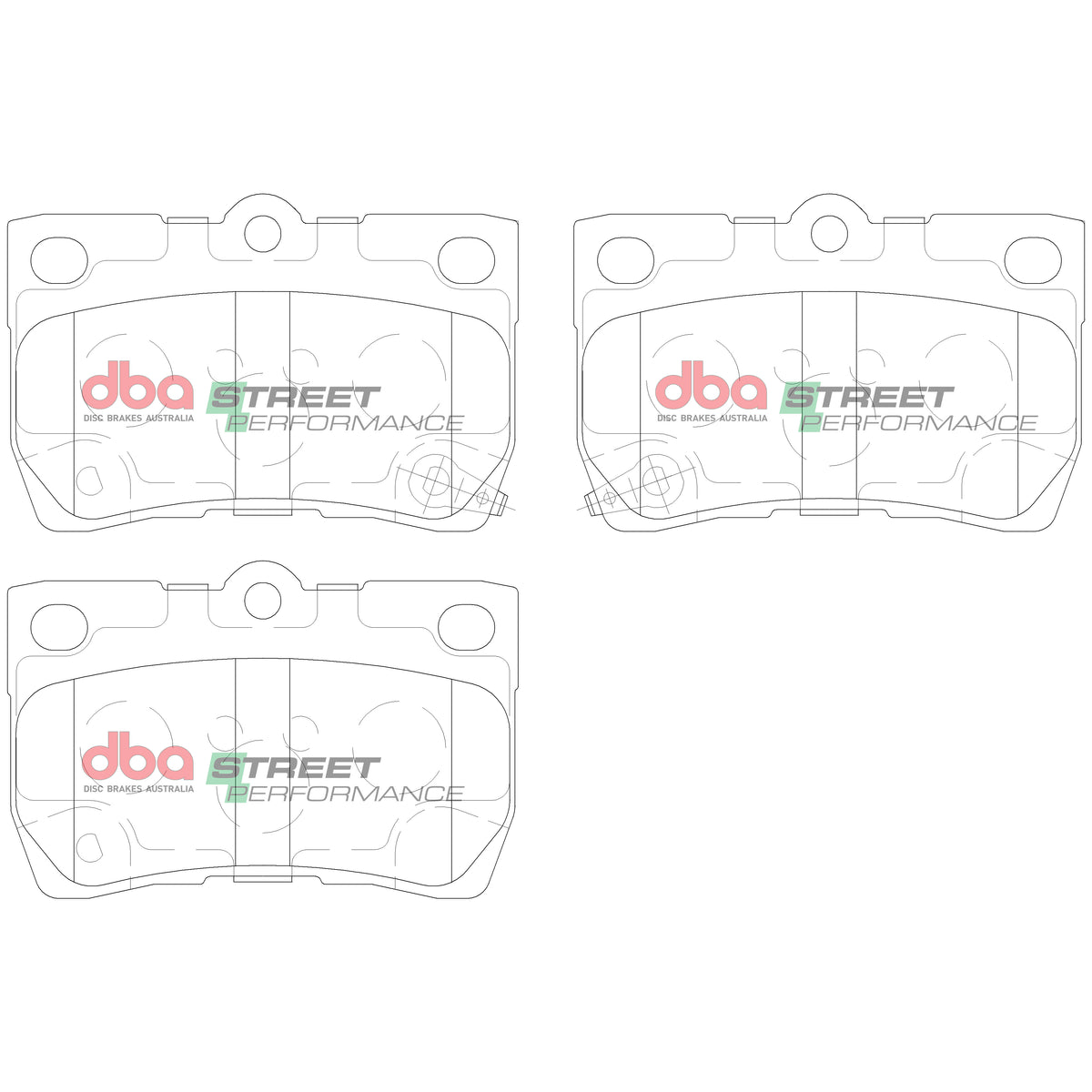 DBA DB1854SP - Brake Pads Street Performance | Rear Axle