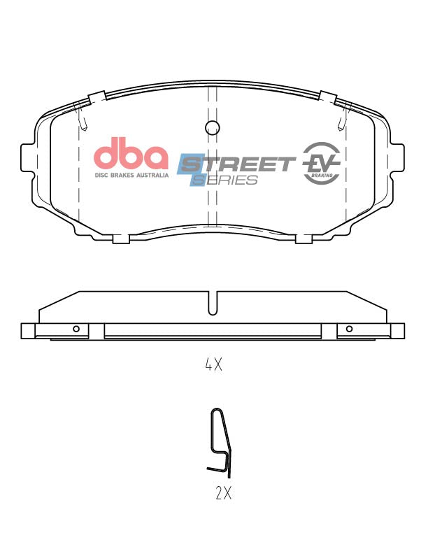 DBA DB1916SSEV - Mitsubishi Outlander ZL Phev Hybrid 2014 - 2019 F
