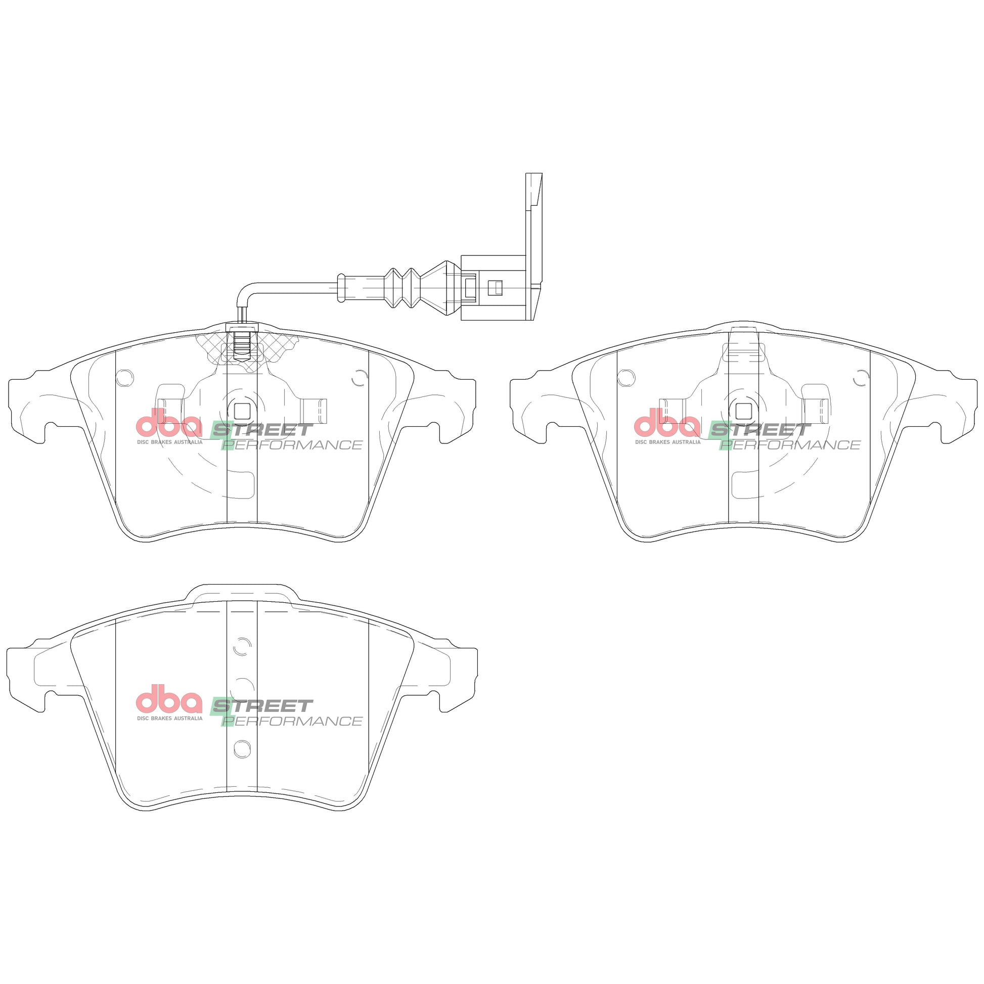 DBA DB1947SP - Brake Pads Street Performance | Front Axle