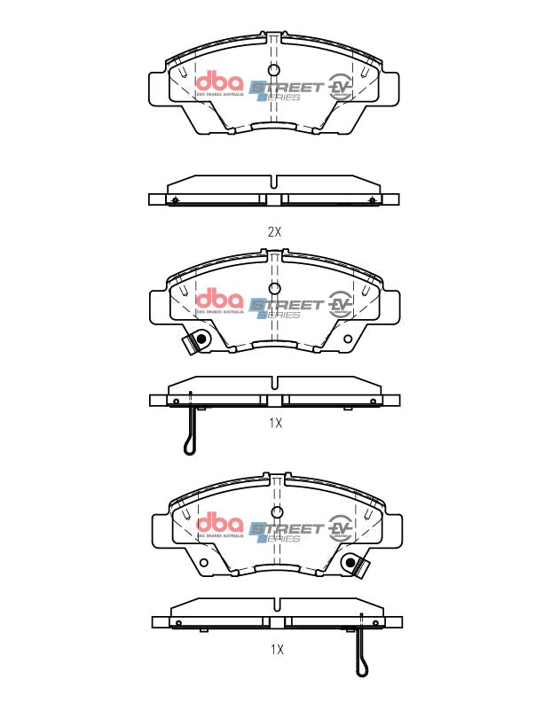 DBA DB1991SSEV - Honda Civic Hybrid 2006 On Fit Hybrid / Insight Hybrid  / CRZ Hybrid 2010 on / Jazz Hybrid 2013 On F]