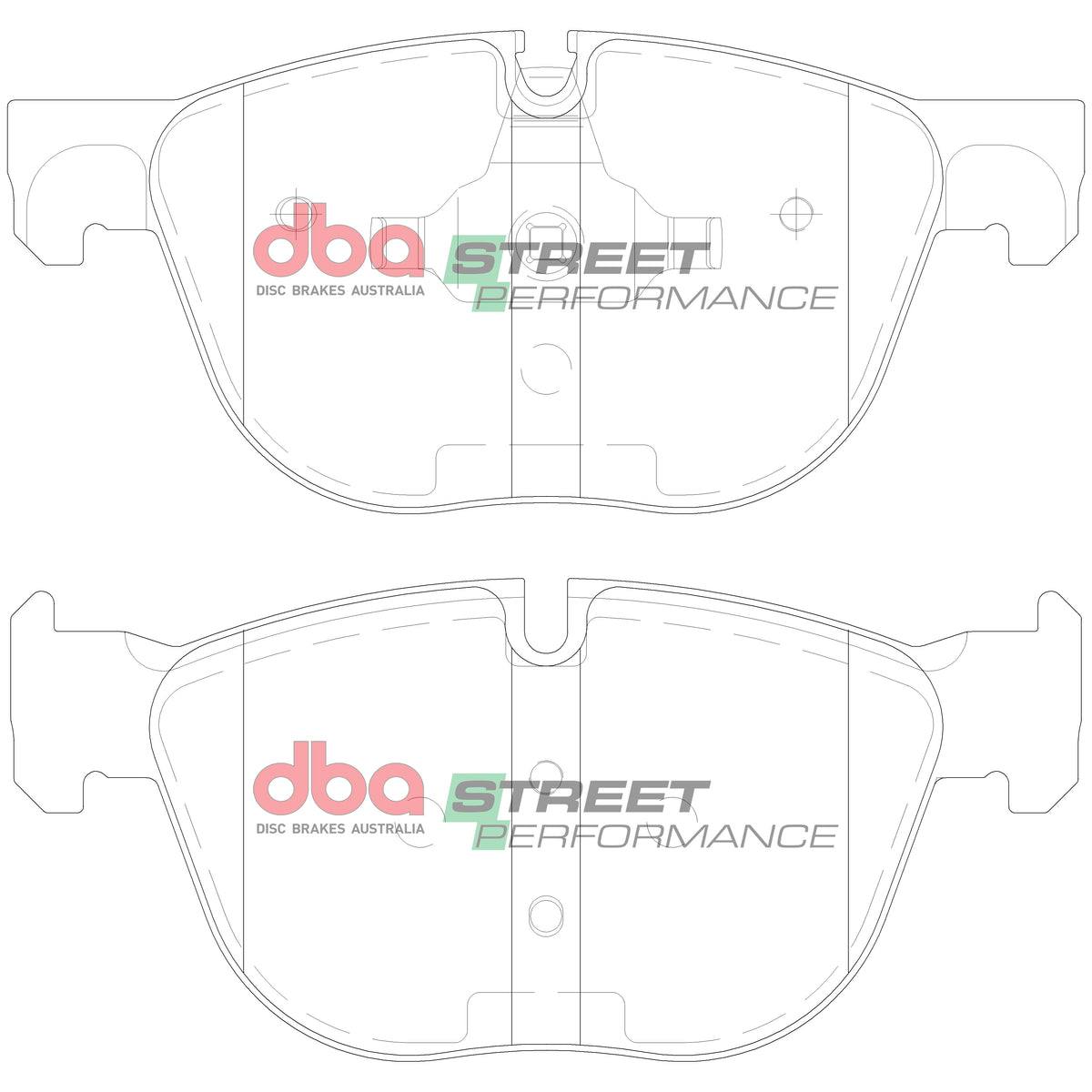 DBA DB2006SP - Brake Pads Street Performance | Front Axle