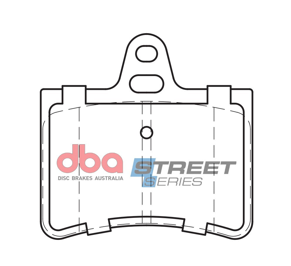 DBA DB2017SS - Brake Pads Street Series Ceramic | Rear Axle