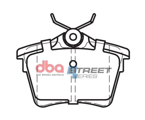 DBA DB2033SS - Brake Pads Street Series Ceramic | Rear Axle