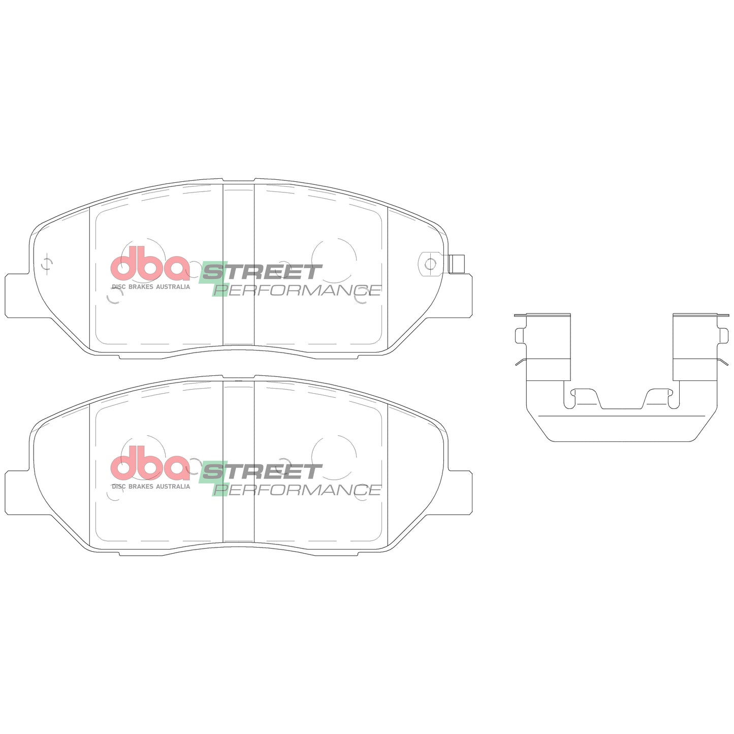 DBA DB2034SP - Brake Pads Street Performance | Front Axle